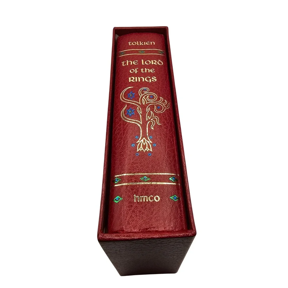 J.R.R. Tolkien The Lord of the Rings Red Collectors Edition Fantasy Classic Map